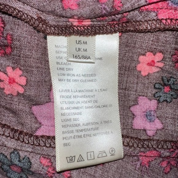 Free People It Takes Two Mini Floral Wrap Dress Size Medium - Picture 5 of 5